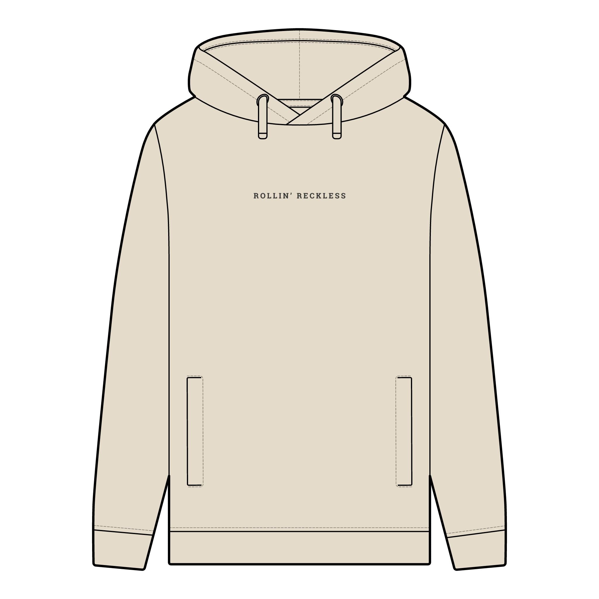 Rolling Reckless Hoodie – Oat Edition